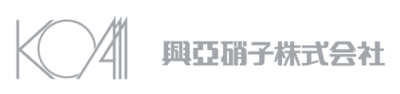 興亜硝子株式会社のロゴ